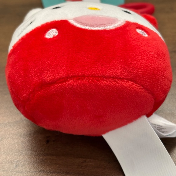 NWT SQUISHMALLOWS Sanrio Mini Plush 3.5" HELLO KITTY Clip On Key Chain Bag NEW - Picture 7 of 11